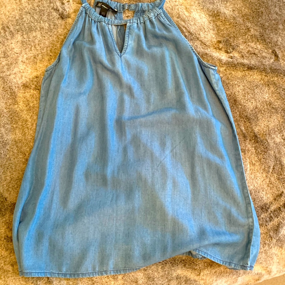 Denim casual top